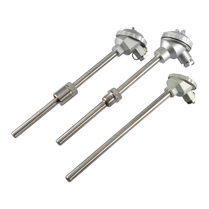 Изолированная, водонепроницаемая, износостойкая термопара из нержавеющей стали 1800°C Термопара типа K Зондовая термопара типа PT100 RTD