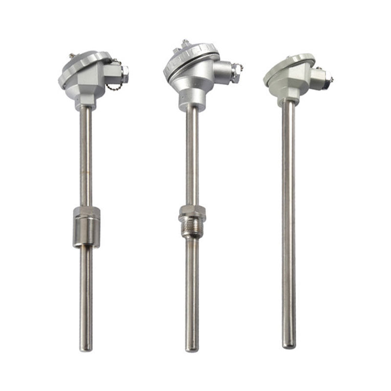 Изолированная, водонепроницаемая, износостойкая термопара из нержавеющей стали 1800°C Термопара типа K Зондовая термопара типа PT100 RTD