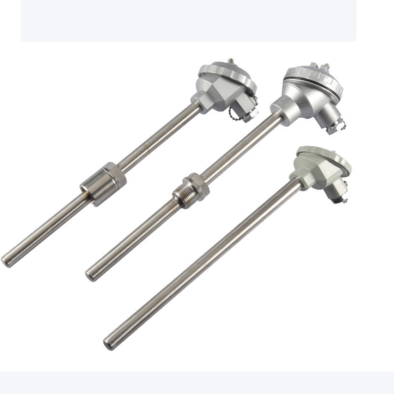 Изолированная, водонепроницаемая, износостойкая термопара из нержавеющей стали 1800°C Термопара типа K Зондовая термопара типа PT100 RTD