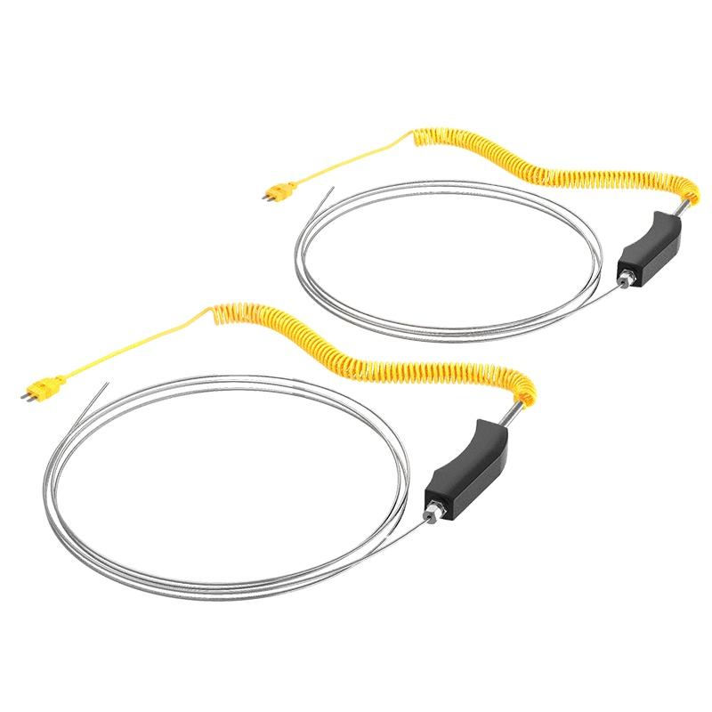 Сертифицированный ручной термопарный датчик температуры типа PT100K, гибкий термопарный измерительный зонд