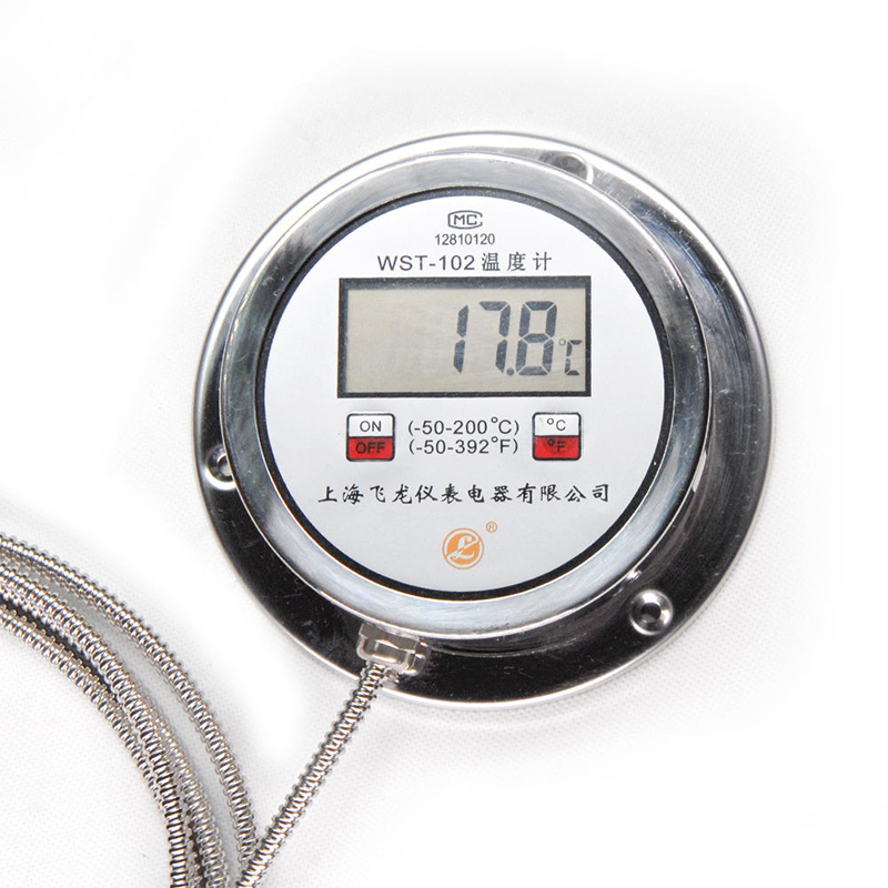 Высокоточный цифровой дисплейный термометр радиальный K-тип Pt100 термометр из нержавеющей стали гибкий шланг цифровой термометр