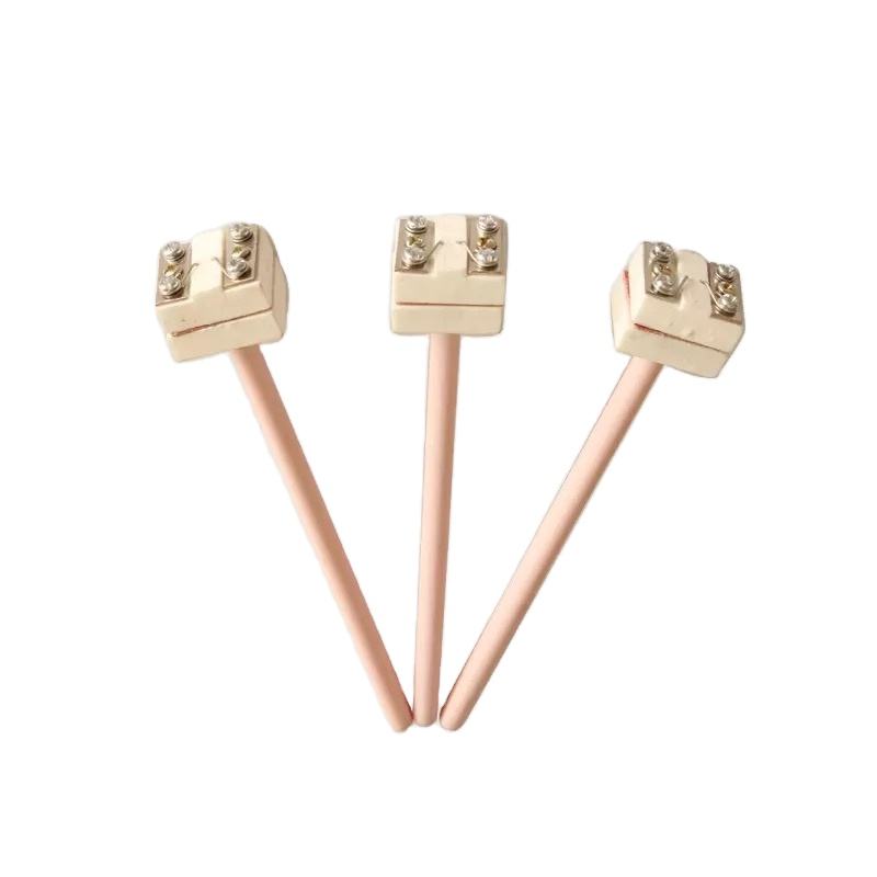 Промышленная высокотемпературная термопара BRS из платины и родия с керамикой 1800°C